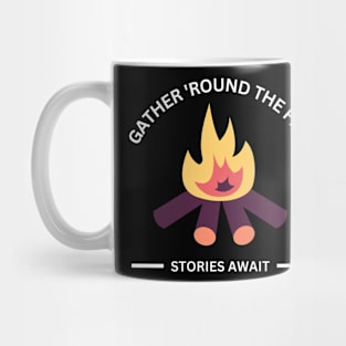 Gather 'Round the Fire: Stories Await Camp Fire Mug